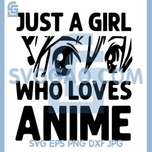 Anime Girl SVG, Girl Anime SVG, Anime New SVG