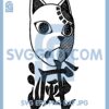 Anime Sasaki Miyo Svg, Demon Slayer Svg, Kitsune Anime Svg