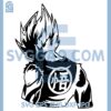 Behind Vegeta Dragon Ball Svg, Dragon Ball Z Svg, Anime Cartoon Svg, Anime Svg