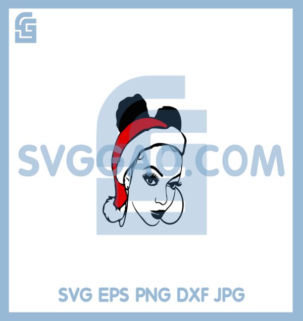 Black Woman Nubian Princess Christmas Svg, Queen Hair Beautiful African American Female Lady Svg