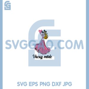 Cinderella Vacay Mode Holding Balloon Svg, Cinderella Disney Svg, Cinderella Svg