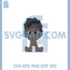 Baby Boy Afro Black Svg, Baby Boy Afro Cute Svg