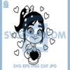 Baby Girl Hugs Hear Svg, Girl Heart Svg, Outline Girl Svg