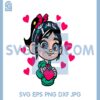 Baby Girl Hugs Heart Svg, Little Girl Svg, Husg Heart Svg