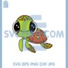 Funny Baby Turtle Cute Svg, Baby Cricut Turtle Cut Svg