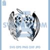 Angel Devil Skull Face To face Svg, Good And Bad Clipart Svg, Saint And Demon Cut File Svg
