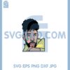 Bad Bunny Frames Svg, Bad Bunny Pop Svg, Bad Bunny Boy Svg
