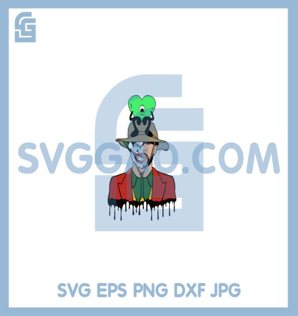Bad Bunny Halloween Joker Svg, Un Verano Sin Ti Joker Svg, Bad Bunny Png Svg