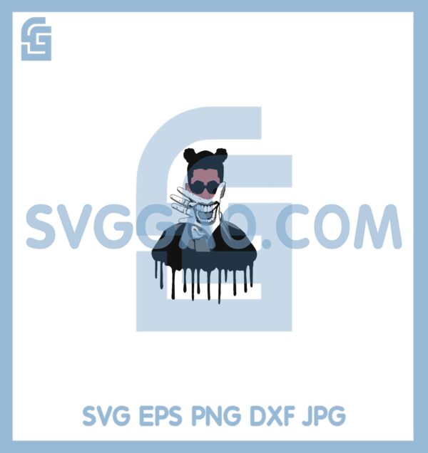Bad Bunny Joker Svg, Un Halloween Sin Ti Joker Svg, Halloween Bad Bunny Svg