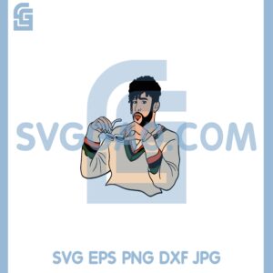 Bad Bunny Layered File Svg, El Conejo Malo Svg, Bad Bunny Cool Svg