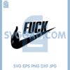Fuckk Svg, Fuck You Svg, Middle Finger Logo Svg, Fuck Niker Svg
