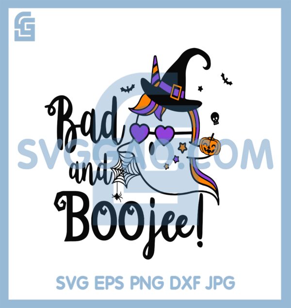 Bad And Boo-jee SVG, Funny Halloween Svg, Halloween Svg,