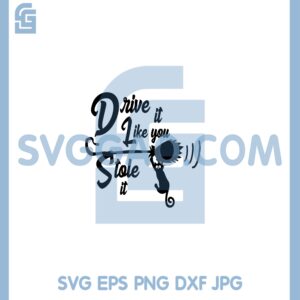 Drive It Like You Stole it Svg, Cat Hold the Broom Svg, Cat Halloween Svg
