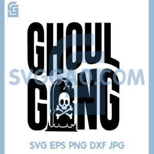 Ghoul Gang Svg, Halloween Horror Goth Queens Svg, Horror Squad Queens Svg