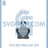 Gnome In Jack Hat Svg, Gnome Hat Jack Skellington Svg, Gnome Halloween Svg
