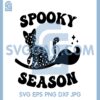 Black Cat Riding A Broom Svg, Spooky Season Cat Riding A Broom Svg, Halloween Cat Svg