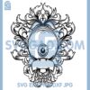 Cat Head Engraving Ornament Svg, Eyeball Svg, Eye Ball Svg, Bloodshot Eye Svg