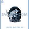 Cat With Roll laser Svg, Wall Sticker Engraving Svg