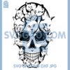 Cats Skull Svg, Cat Happy Halloween Svg, Skull Cat Halloween Svg