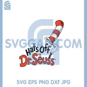 Dr Seuss Hats Off Cat Hat Svg, The Thing Svg, Reading Svg