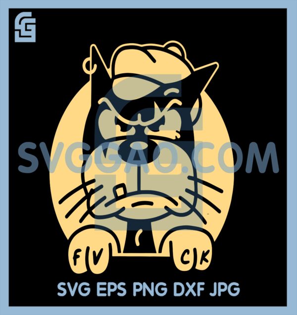 Cat Hands Tattoo Fuckk Svg, What Cat Svg, Cat What Svg, Cat Fuckk Svg