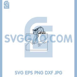 Cat Shake Hand Svg, Cat Clipart Svg, Cat Cricut Peeking Svg
