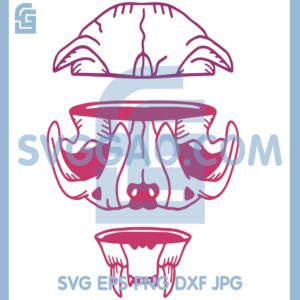 Cat Skull Expanded Svg, Skull Expanded Svg, Skull Svg
