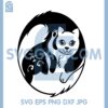 Curled Cat Svg, Yin Yang Cat Svg, Black And White Cat Svg