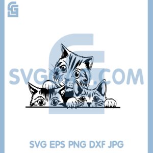 Cute Cat Svg File, Cat Design Svg
