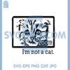 I Am Not Cat Svg, Lawyer Cat Zoom Svg, Cat Funny Svg