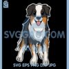 Australian Shepherd Dog Cartoon SVG