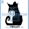 Cat What Svg, Black Cat What Svg, Cat Expression Svg