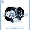 Dog And Cat Sleeping Svg, Dog Best Friend Cat Svg