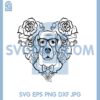 Dog Heart Flowrs Svg, Dog Heart Rouse Svg, I Love Dogs Svg