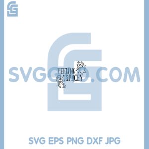 Feeling Spacey Astronaut Cat Svg, Feeling Cat Svg, Spacey Svg