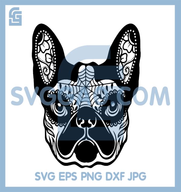 French Bulldog Svg File, Design Mandala Dog Svg, Dog Svg