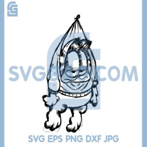 Garfield Cat Cute SVG, Garfield SVG