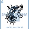 German Shepherd Aggressive SVG