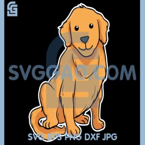 Golden Retriever SVG, Dog Svg