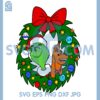 Grinch And Dog Christmas Wreath Svg, Grinch Christmas Thief Svg