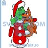 Grinch Wearing a Santa Claus Suit Svg, Grinch And Dog Christmas Svg