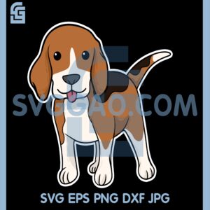 Beagle Dog Cartoon SVG