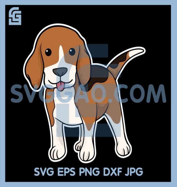 Beagle Dog Cartoon SVG