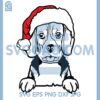 Beagle Puppy SVG, Cute Xmas Dog Face Head SVG