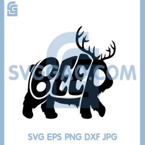 Beer Reindeer Svg, Beer Bear Deer Svg, I Need A Beer Svg