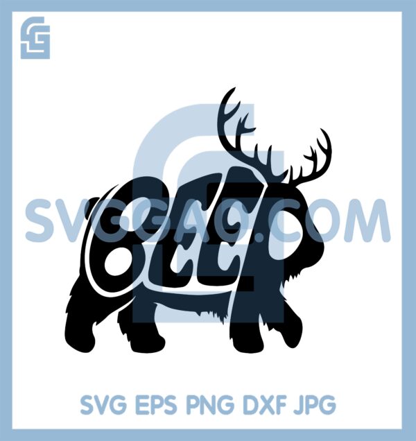 Beer Reindeer Svg, Beer Bear Deer Svg, I Need A Beer Svg