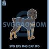 Doberman Pinscher Dog Cartoon SVG