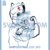 Doctor Dog Mask Svg, Welsh Corgi Nurse Svg, Corgi Svg, Nurse Face Mask Svg