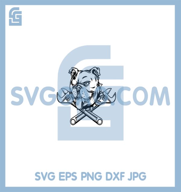 Dog Mechanic Svg, Mechanic Animal Svg, Mechanic Wrenches Svg