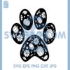 Dog Paws Pumpkin Svg, Dog Paws Halloween Svg, Dog Paws SVG